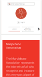 Mobile Screenshot of marylebone.org